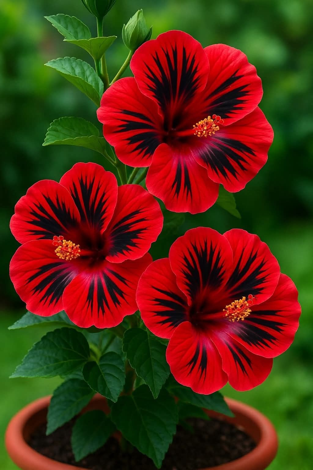 Bulbos de hibisco raros: para maceta, balcón o plantación de invierno.-ES