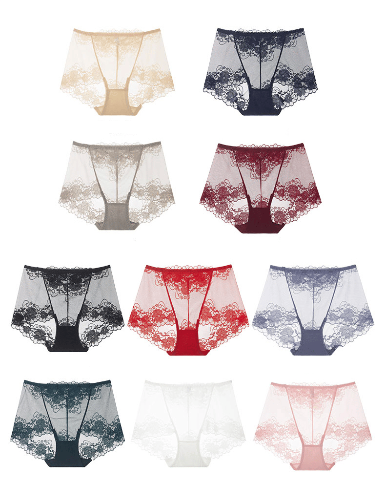 💝Ručno rađene ženske gaćice od svilene čipke