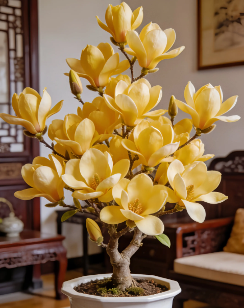 Cibuľky Magnolia liliiflora (fialové orchidey) 🌸 Kvety skrývajú listy, vôňa napĺňa vzduch-SK