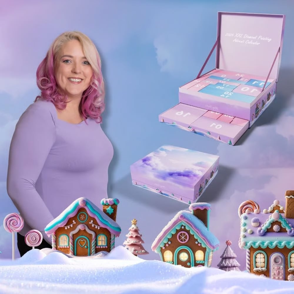 💎Ημερολόγιο Advent XXL με ζωγραφική διαμαντιών 2025-GR