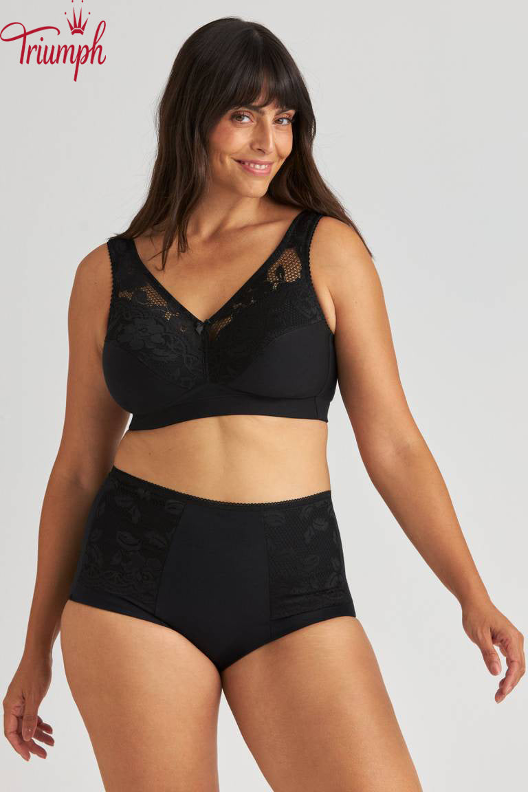 Triumph - (paket 4 kosov) bombažni modrček brez žice-SI