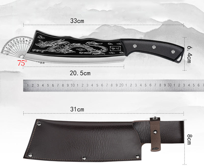 š„Ar rokÄm darinÄts pūķa kauÅ”anas nazis