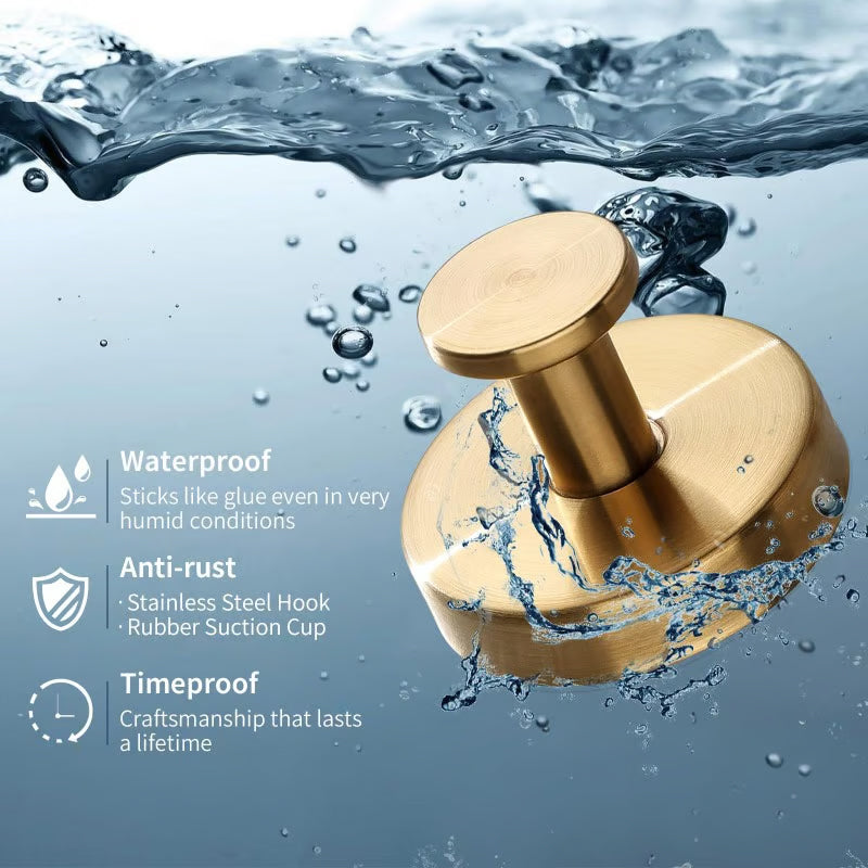 Γάντζος τοίχου από ανοξείδωτο ατσάλι με βεντούζα-GR