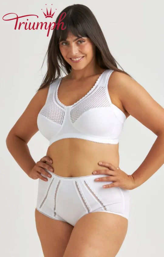 -Triumph - 3-delni komplet 🔥 Udoben čipkast modrček s potiskom-SI