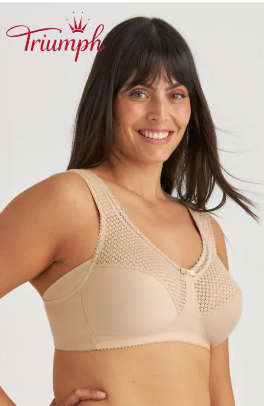 -Triumph - 3-delni komplet 🔥 Udoben čipkast modrček s potiskom-SI