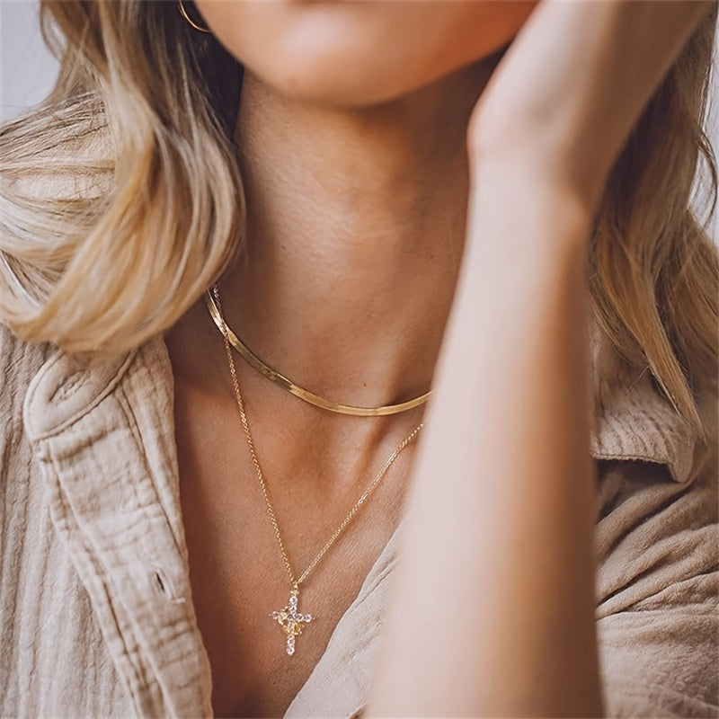 Ogrlica s kronskim križem in vero-SI