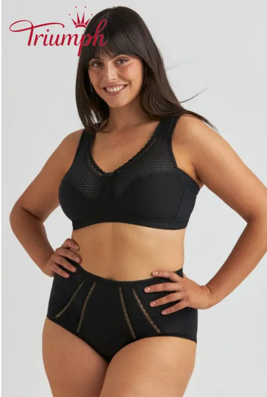 -Triumph - 3-delni komplet 🔥 Udoben čipkast modrček s potiskom-SI