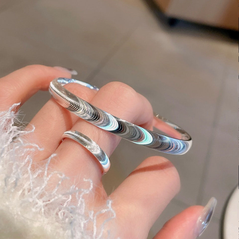 ✨🌙 Patrauk visų žvilgsnius – poliruoto katės akies akmens apyrankė 🌙✨-LT