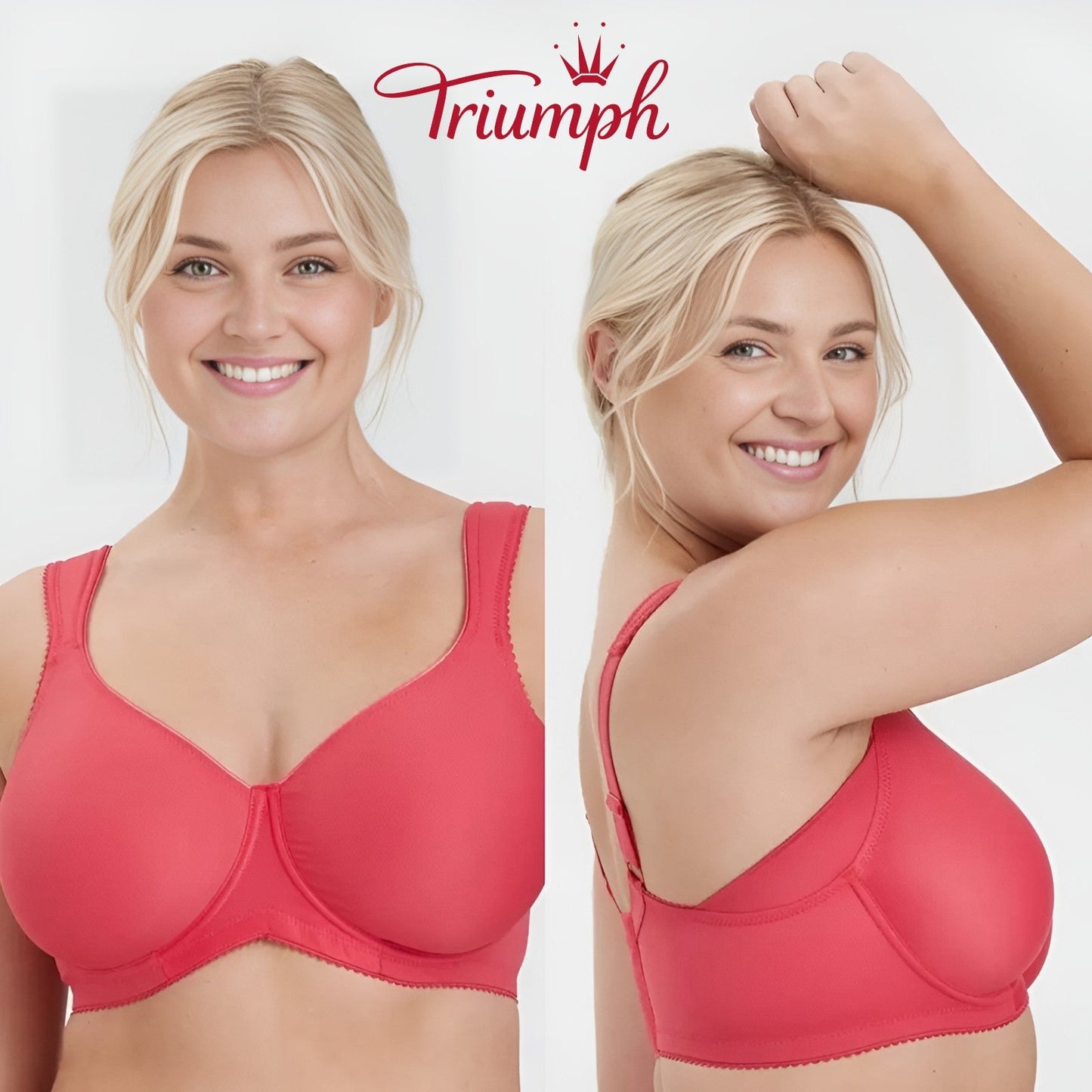 Triumph - (3 pakuotės) Paprasta pilno kaušelio push-up liemenėlė-LT