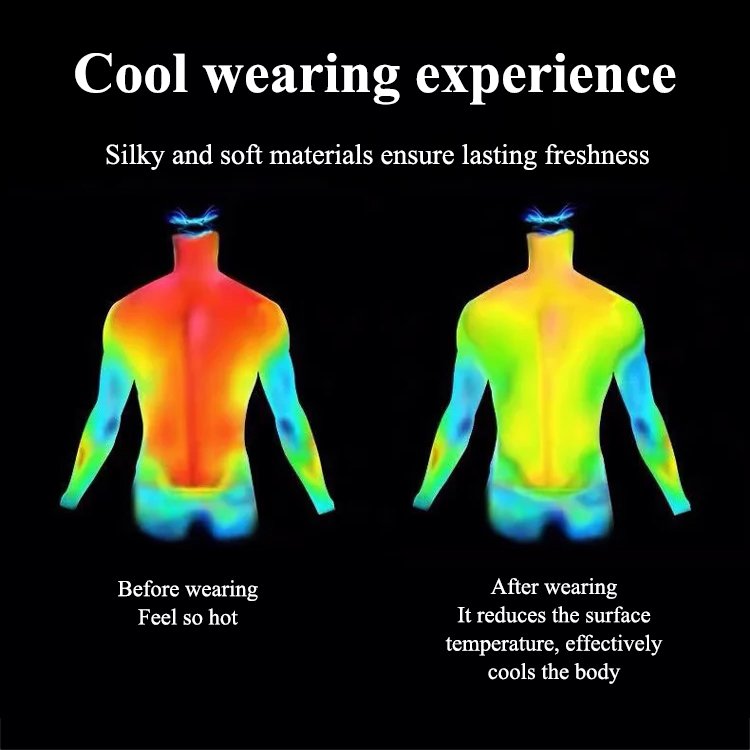 ✨Camisa elástica de seda helada para hombre-ES