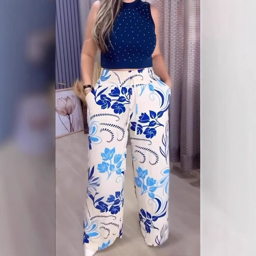 2025 m. vasaros naujos margintos plačios kelnės-LT