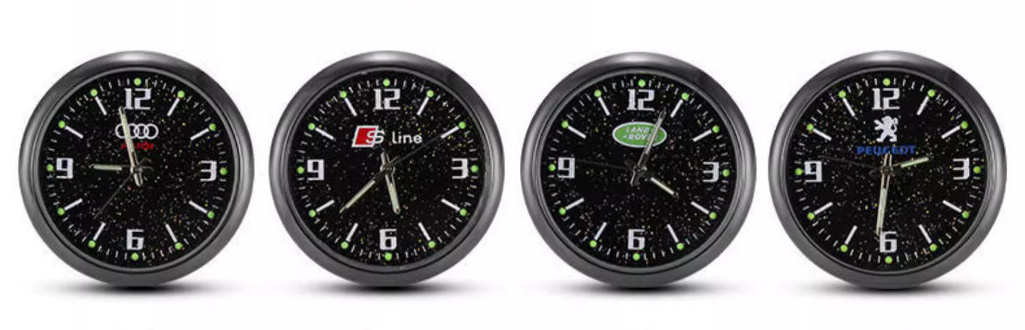 Vroča razprodaja ✨50 % popusta ✨Svetleča kvarčna avtomobilska ura-SI