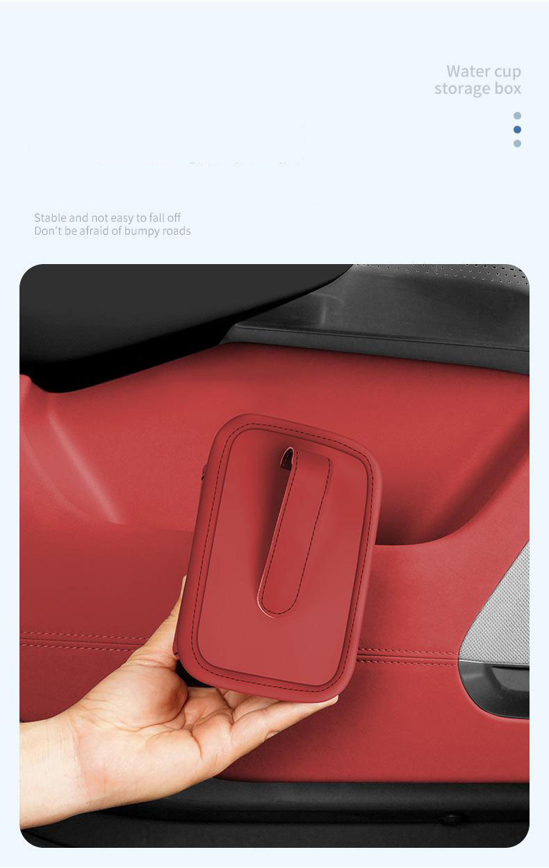 Usnjen organizator za avtomobilske skodelice-SI