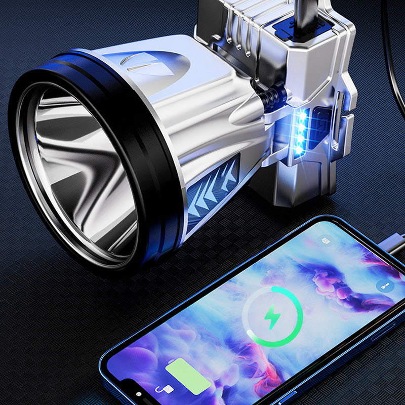 Super svetla polnilna visokozmogljiva naglavna svetilka-SI