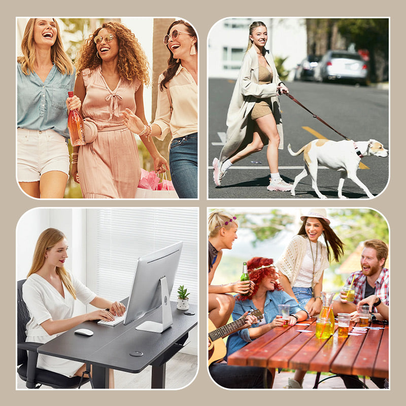 ✨ ILGŲ RANKOVIŲ SUKNELĖ SU ATLAPU IR SAGOMIS-LT