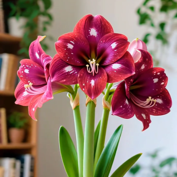 Bulbos de amaryllis perfumados con pétalos dobles--ES