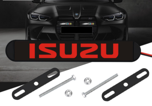 Venta caliente ✨50% de descuento ✨Lámpara LED elegante y atmosférica con logotipo para la parrilla central de su automóvil-ES