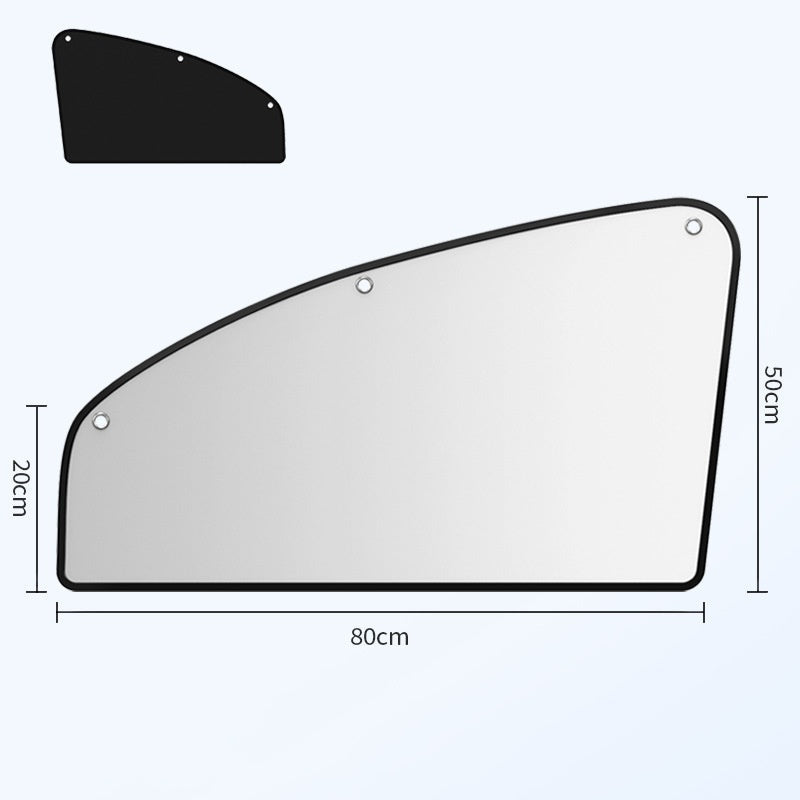 Automobilio lango apsauginis skydelis nuo saulės (universalus visiems transporto priemonių modeliams)-LT