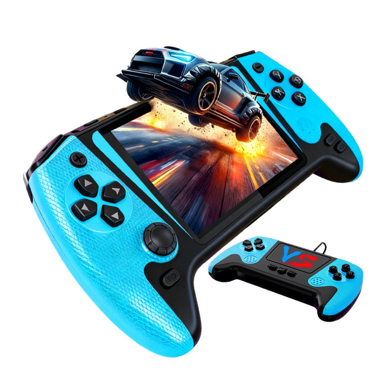 🎮 Nešiojama, klasikinė žaidimų konsolė su dideliu ekranu-LT