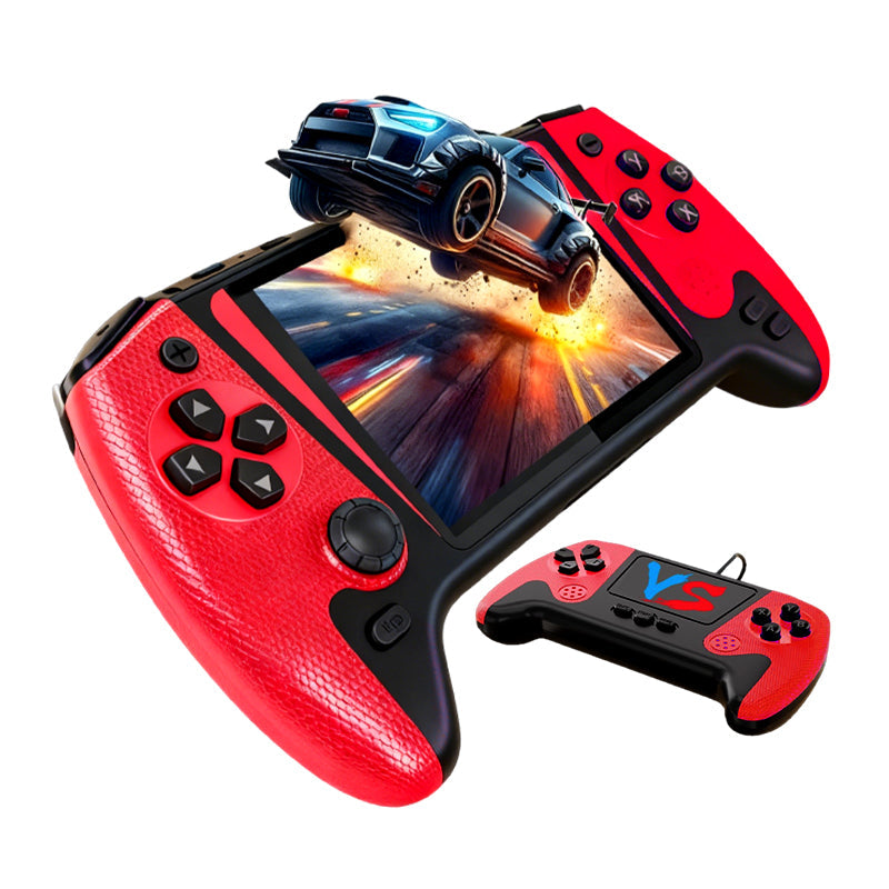 🎮 Nešiojama, klasikinė žaidimų konsolė su dideliu ekranu-LT