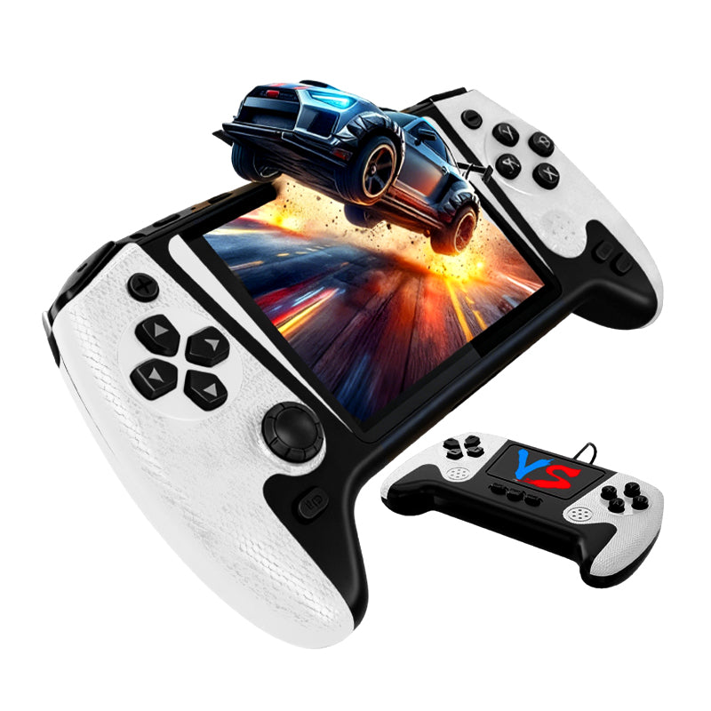 🎮 Nešiojama, klasikinė žaidimų konsolė su dideliu ekranu-LT