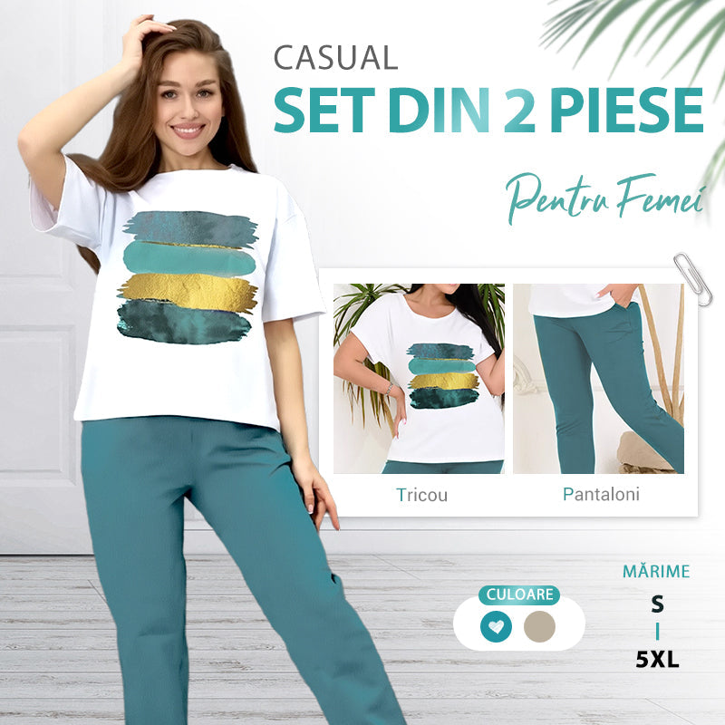 💥🍃 Šik ležeran dvodijelni set - udoban i moderan ✨-HR