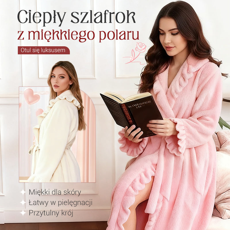 🧖 Minkštas ir purus chalatas - Odai draugiška medžiaga-LT