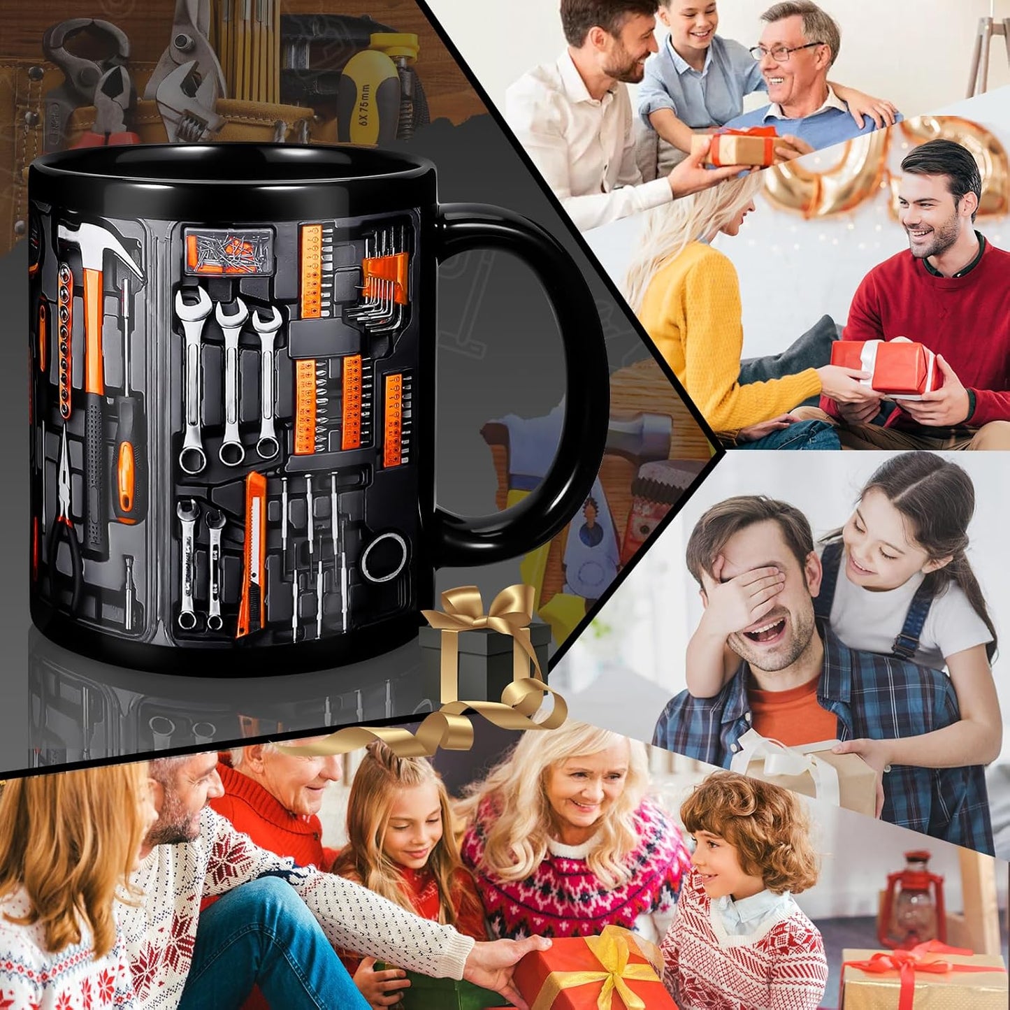 ⚡OFERTA DE LUNES CIBERNÉTICO🔧⚡Taza con forma de caja de herramientas para mecánico🍵-ES