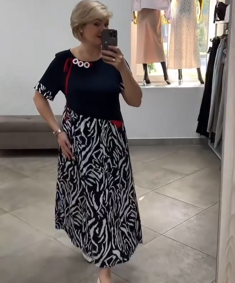 Ženska srajčna obleka za prosti čas-SI