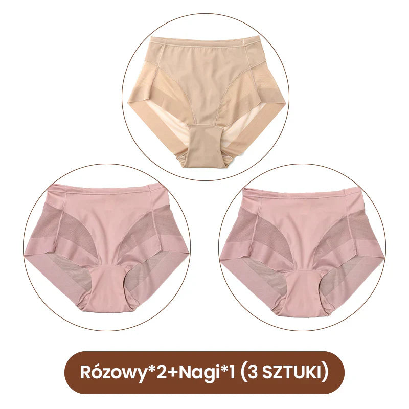 🔥Compra 2 y llévate 1 gratis🔥 Conjunto de ropa interior moldeadora de cintura sin costuras para mujer-ES