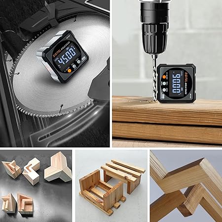 Pousbo® Mini LCD skaitmeninis kampinis nuolydžio matuoklis-LT