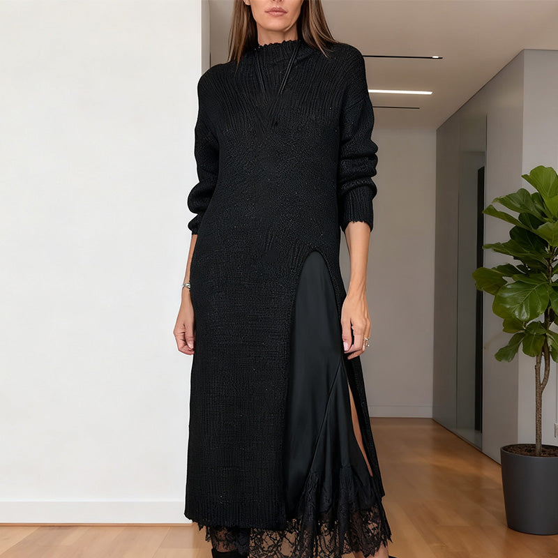 ✨ Dvodelna ženska obleka z oprijetim krojem-SI