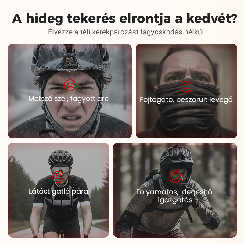 💞 Vėjui atsparus šalmas žiemai, unisex-LT
