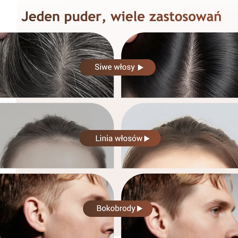 Πούδρα μαλλιών (για όλα τα χρώματα μαλλιών)-GR