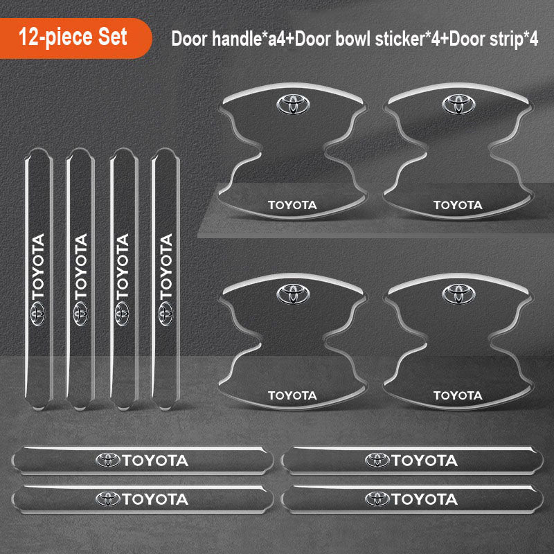 Sutirštinti automobilio durelių klijai su logotipu ✨8 vnt.✨--LT