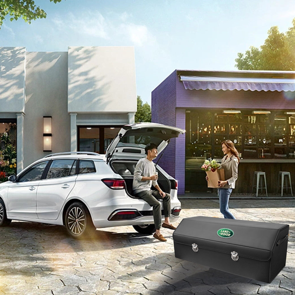 Δερμάτινη θήκη αποθήκευσης για το πορτμπαγκάζ του αυτοκινήτου-GR