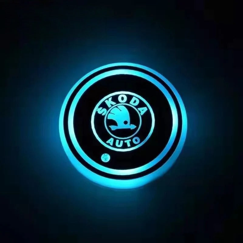 2 τεμάχια σουβέρ αυτοκινήτου LED-GR