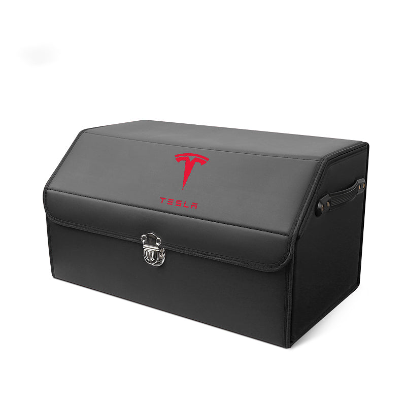 Δερμάτινη θήκη αποθήκευσης για το πορτμπαγκάζ του αυτοκινήτου-GR