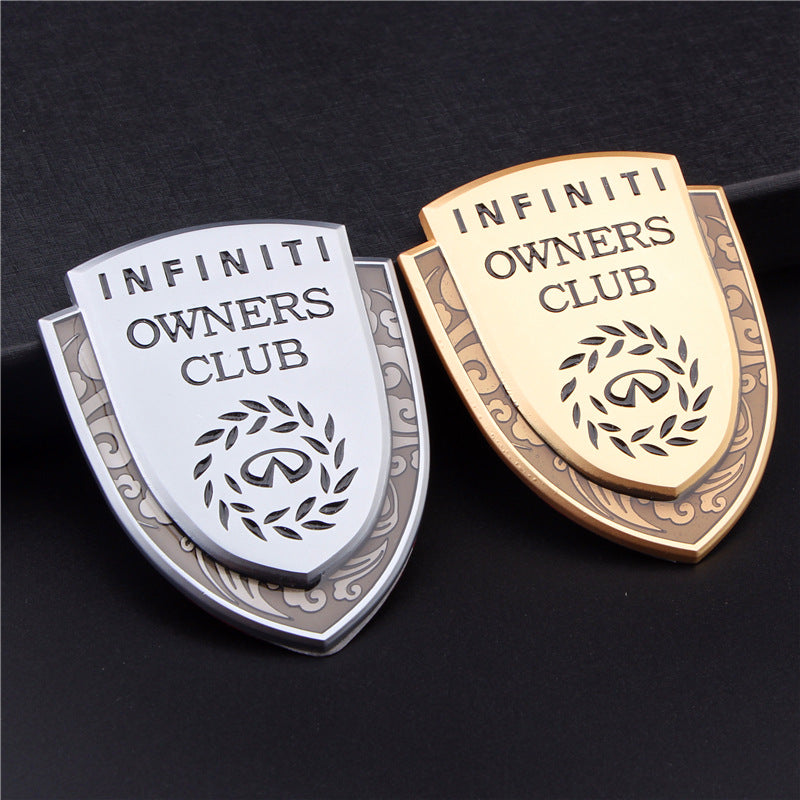 Nalepke za avtomobile, dodatki za zunanje modifikacije, materiali, blatniki, stranske in zadnje nalepke, tridimenzionalna kovinska osebnost, kreativne nalepke za karoserijo-SI