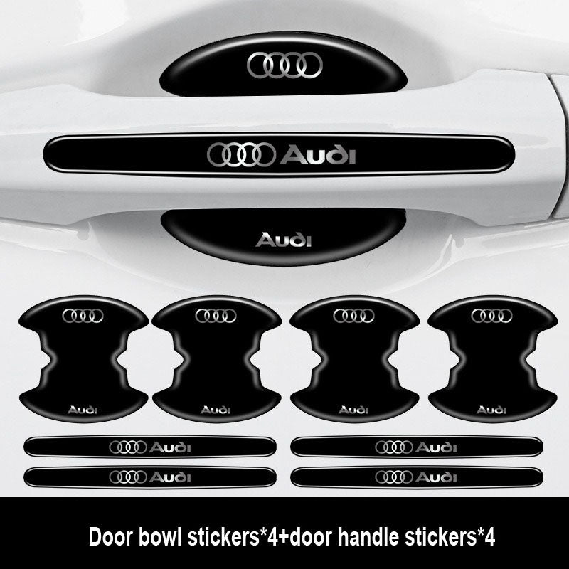 Sutirštinti automobilio durelių klijai su logotipu ✨8 vnt.✨--LT