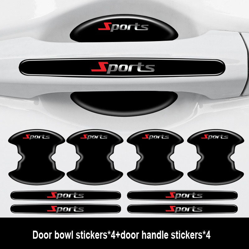 Sutirštinti automobilio durelių klijai su logotipu ✨8 vnt.✨--LT