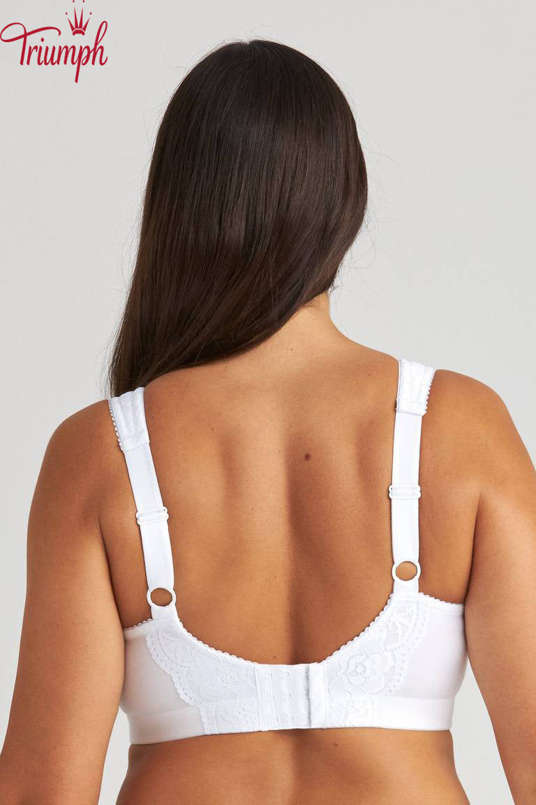 Triumph - (paket 4 kosov) bombažni modrček brez žice-SI