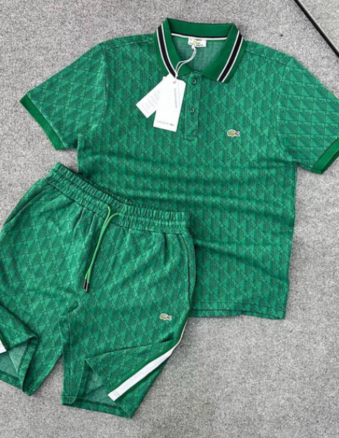 Traje de pantalón corto casual de manga corta.-ES