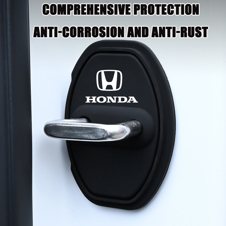 Silikoninis automobilio durelių spynos apsauginis dangtelis (4 vnt.)-LT