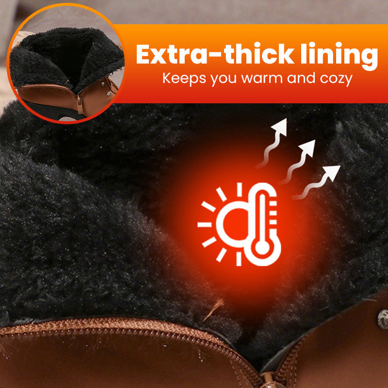 🔥VROČA RAZPRODAJA - 59 % POPUSTA - Debeli, topli ženski škornji z debelimi petami-SI