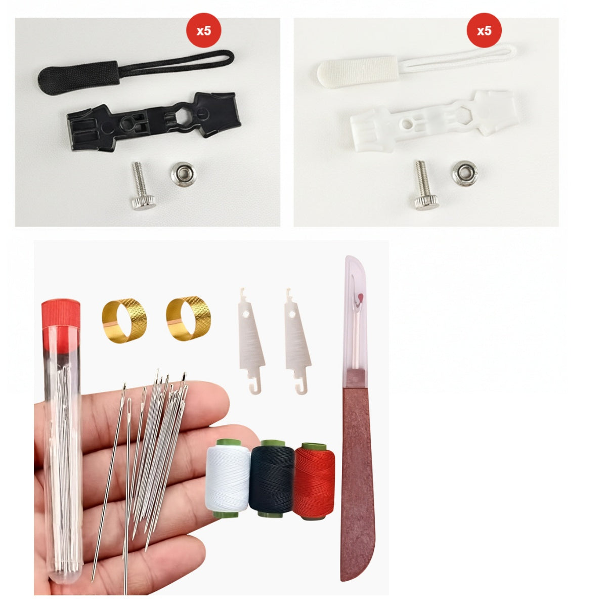 ¡Compra más y llévate más gratis! Kit universal de reparación de cremalleras-ES