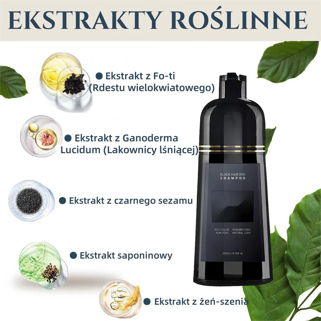 Šampon za lase s takojšnjim barvnim učinkom - Brada in lasje-SI