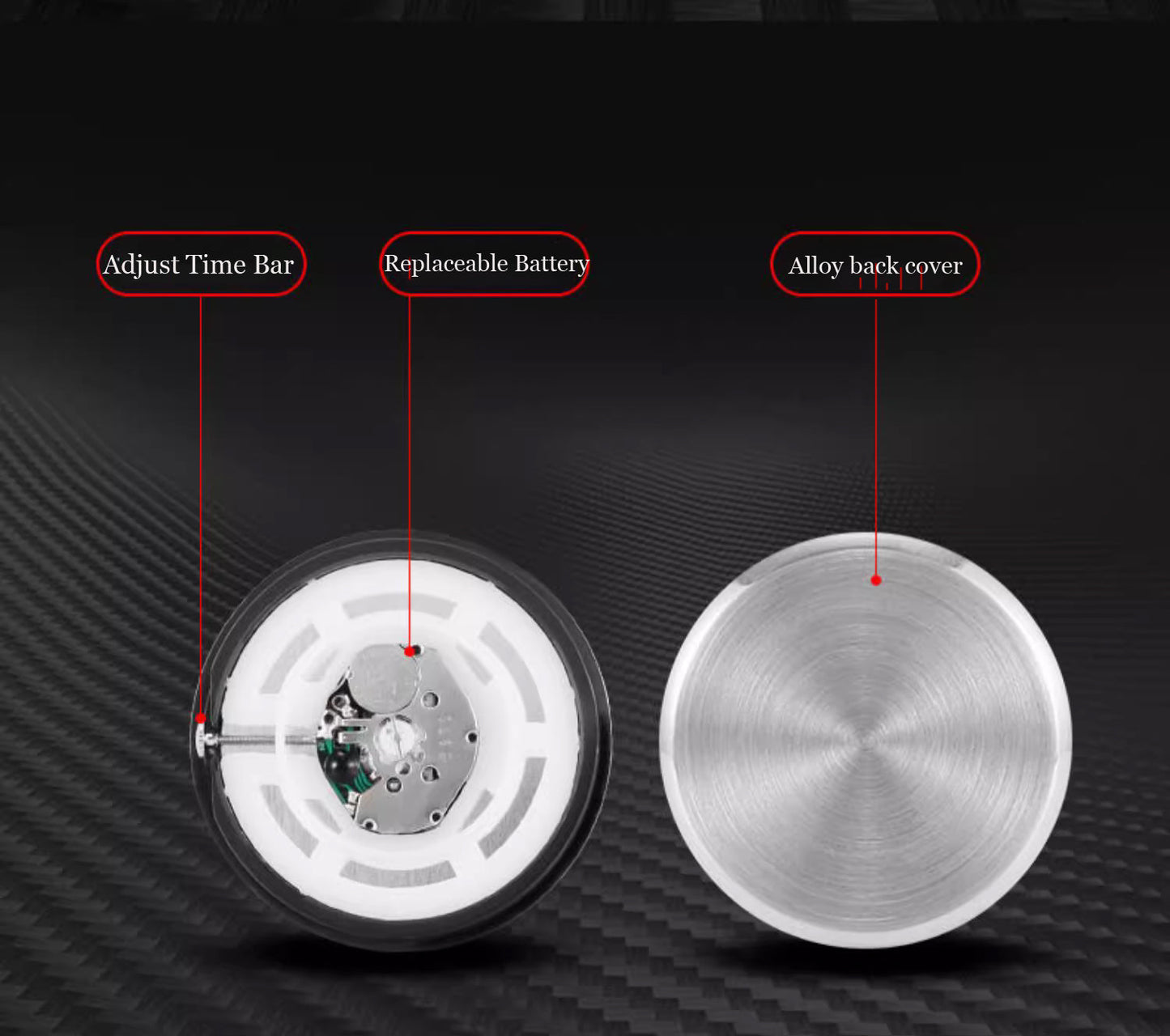 Vroča razprodaja ✨50 % popusta ✨Svetleča kvarčna avtomobilska ura-SI