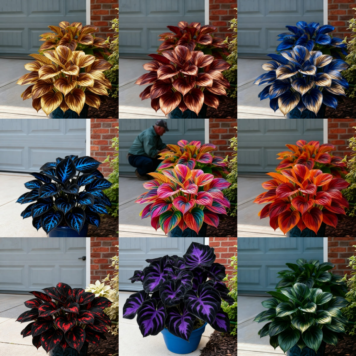 🌈🔥 Hostas de llama arcoíris de edición limitada: follaje multicolor raro, exclusivo de nuestra tienda 🌸-ES