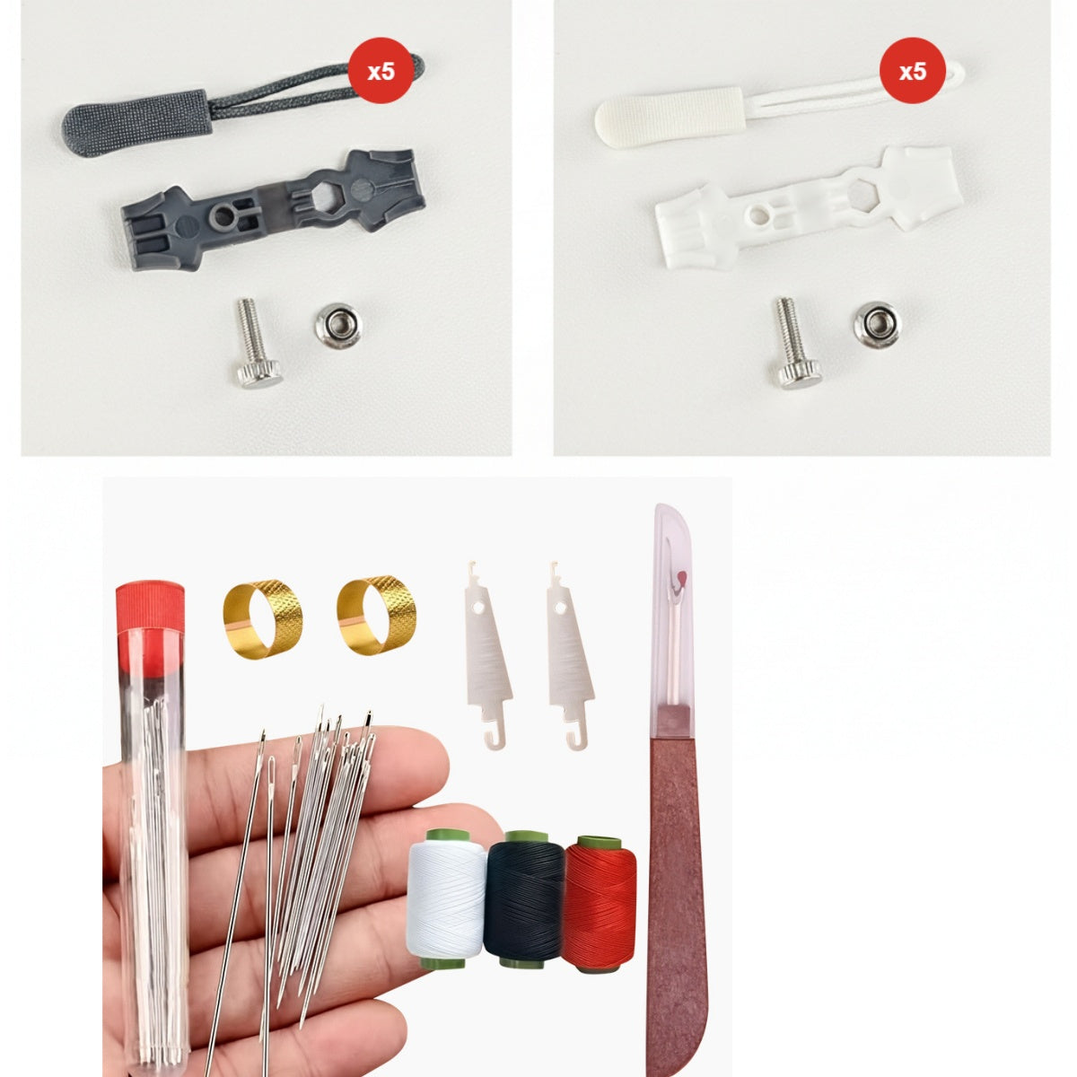 ¡Compra más y llévate más gratis! Kit universal de reparación de cremalleras-ES